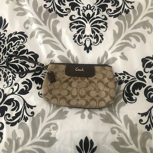 Coach Logo Wristlet